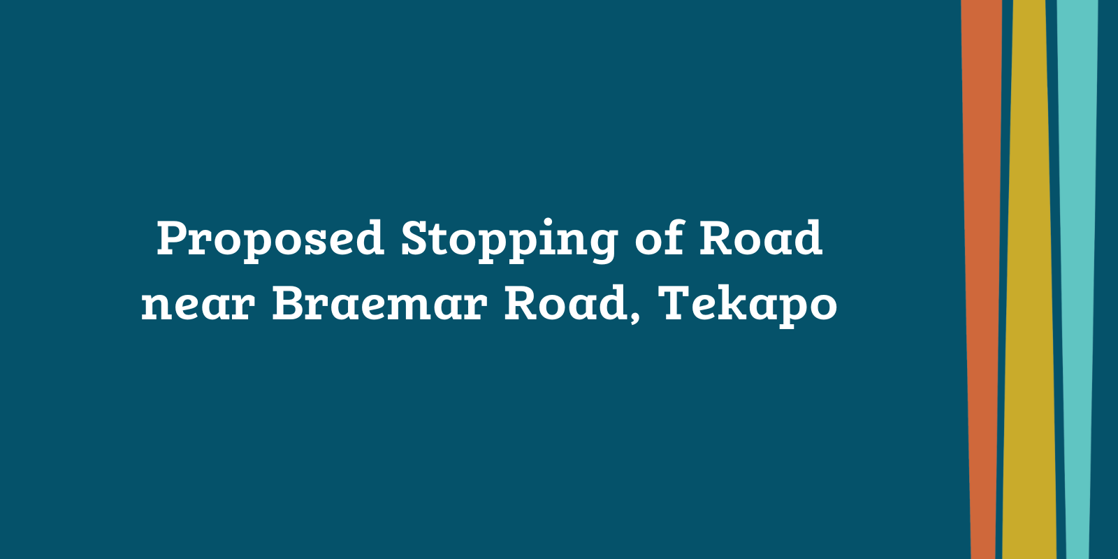 Braemar road stopping banner banner image