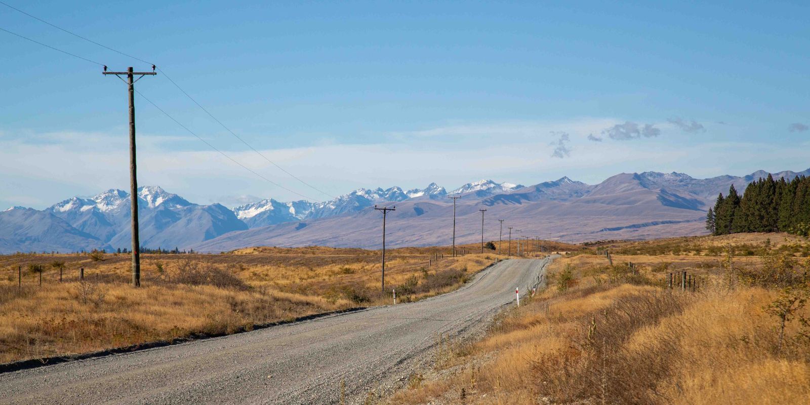 Mackenzie District gravel road banner image