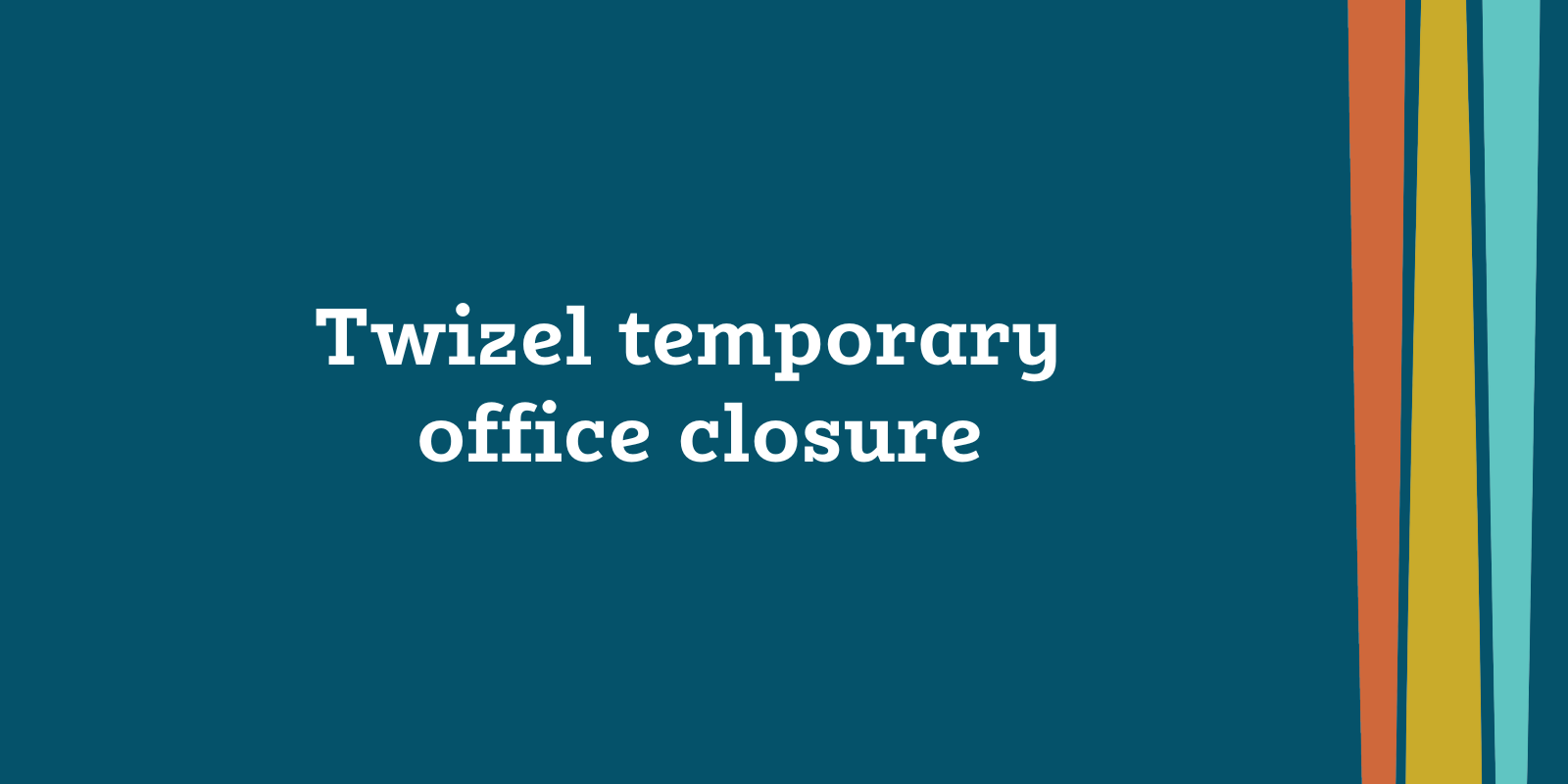 Twizel temporary office closure banner image