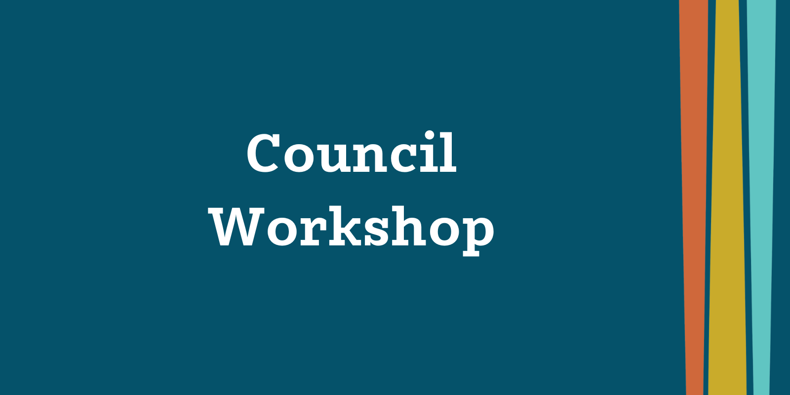 Council Workshop banner image