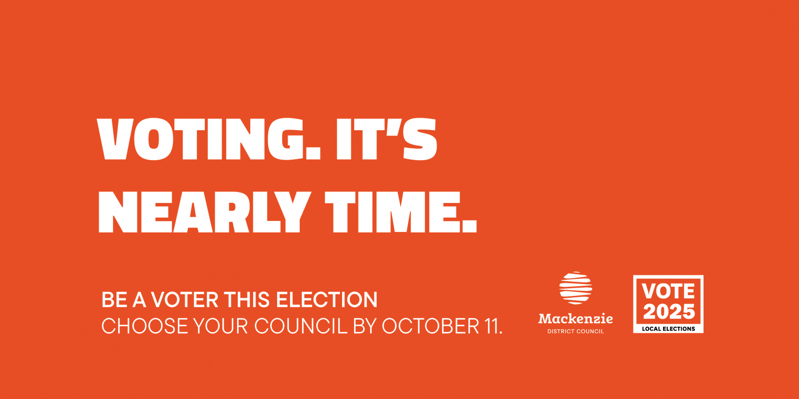 VOTE website banner banner image