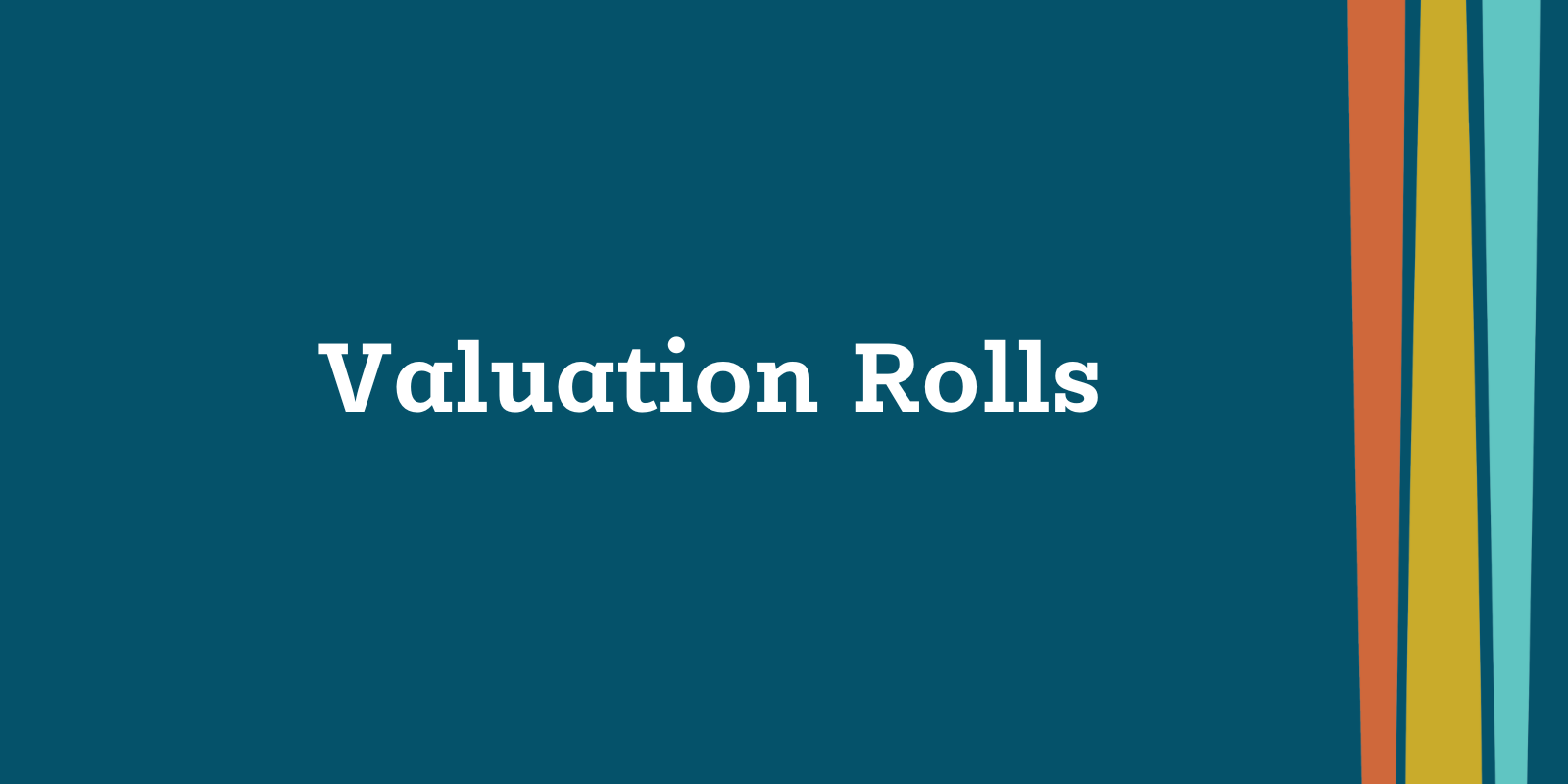 Valuation Rolls banner image