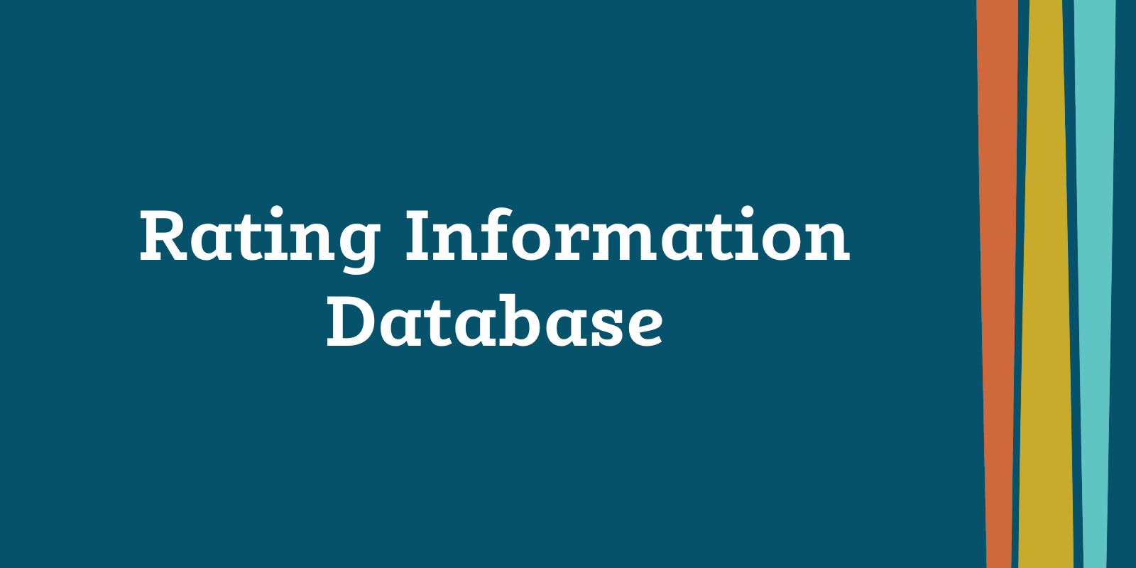 Rating Information Database banner image