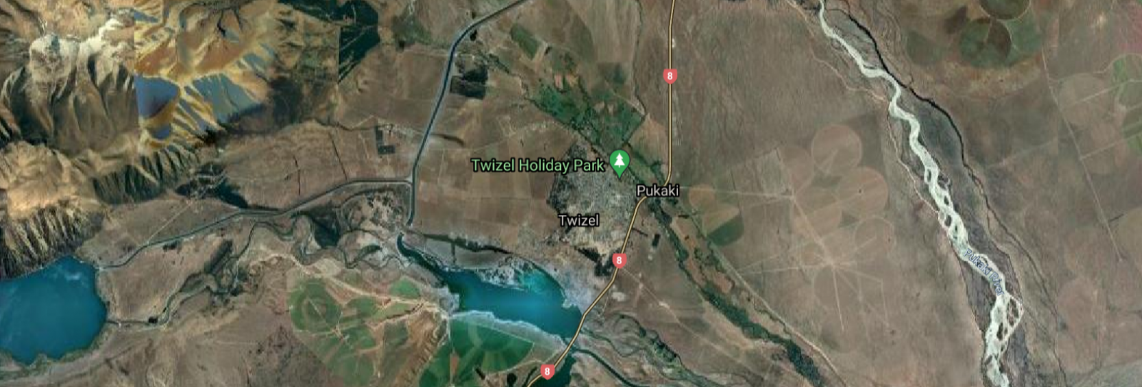 Twizel Google Map banner image
