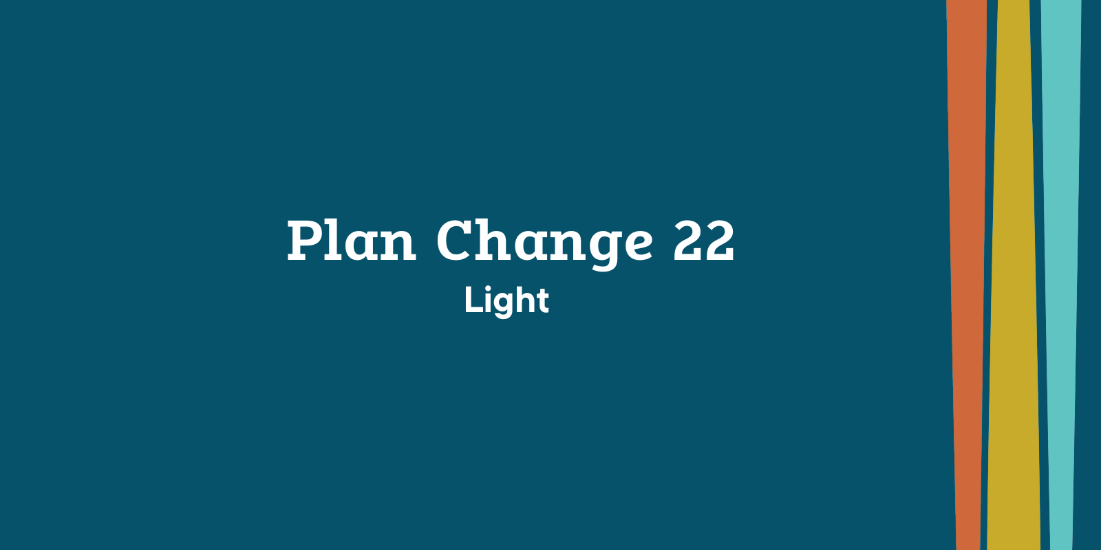 District Plan Banner - PC22 Light banner image