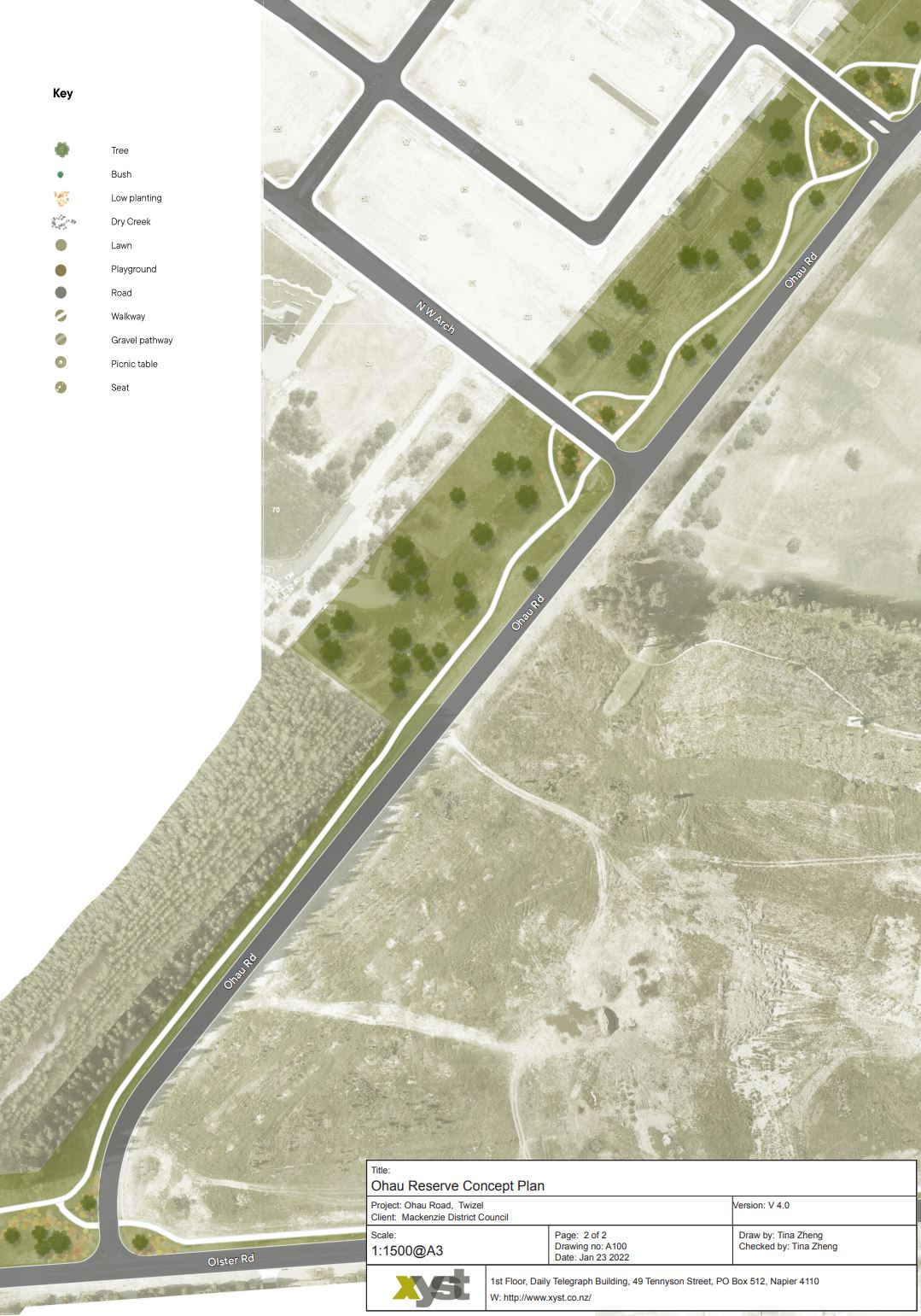 Ohau Road Reserve Development Plan