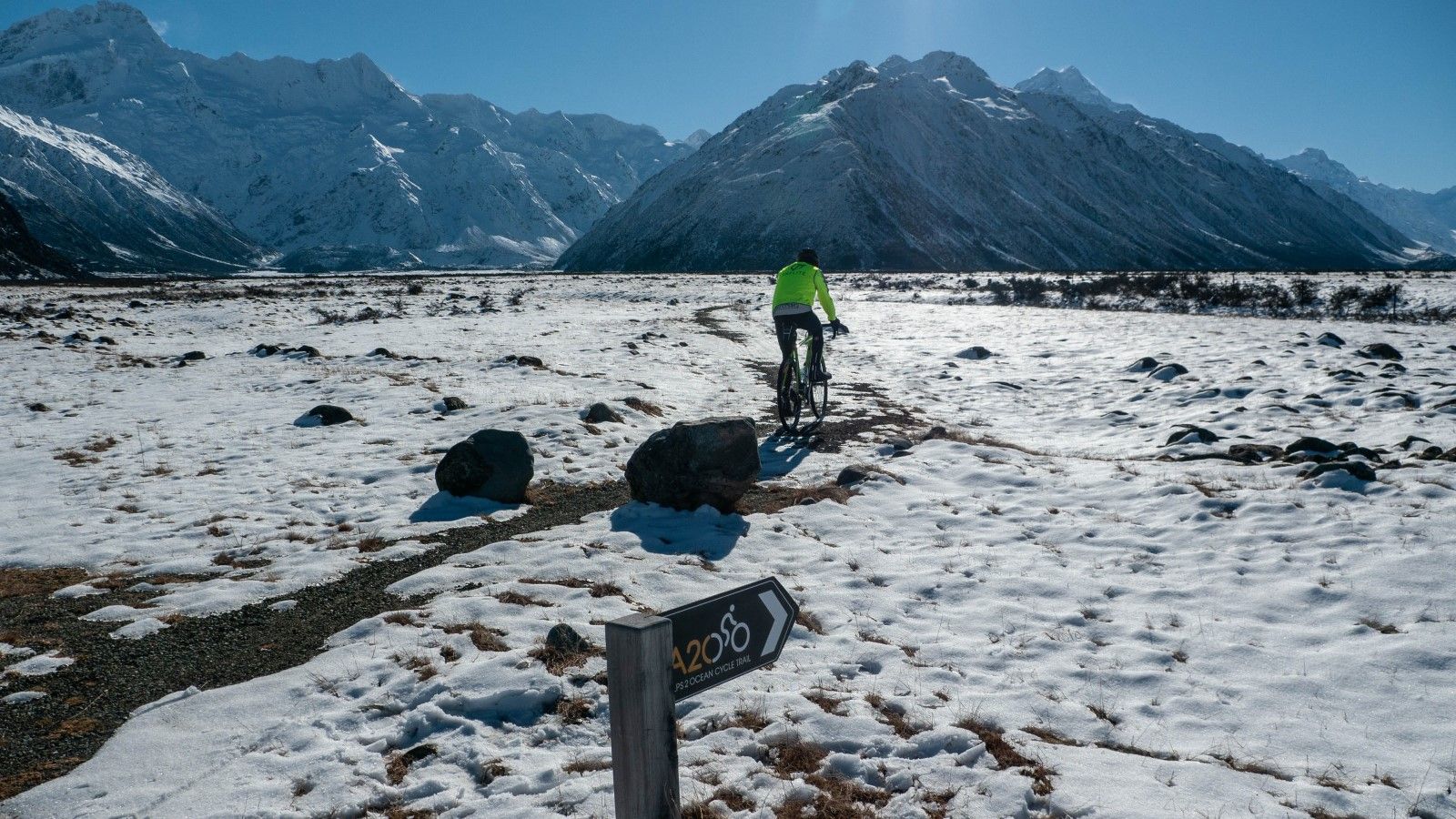 Alps 2 Ocean Cycle Trail - Mt Cook banner image