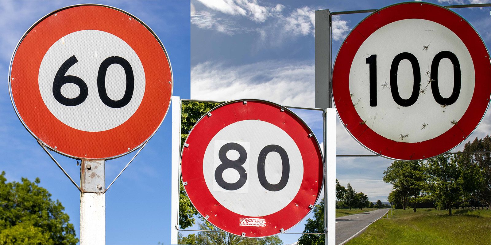 Speed limit signage banner image