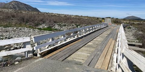 Lilybank Road bridge repair work