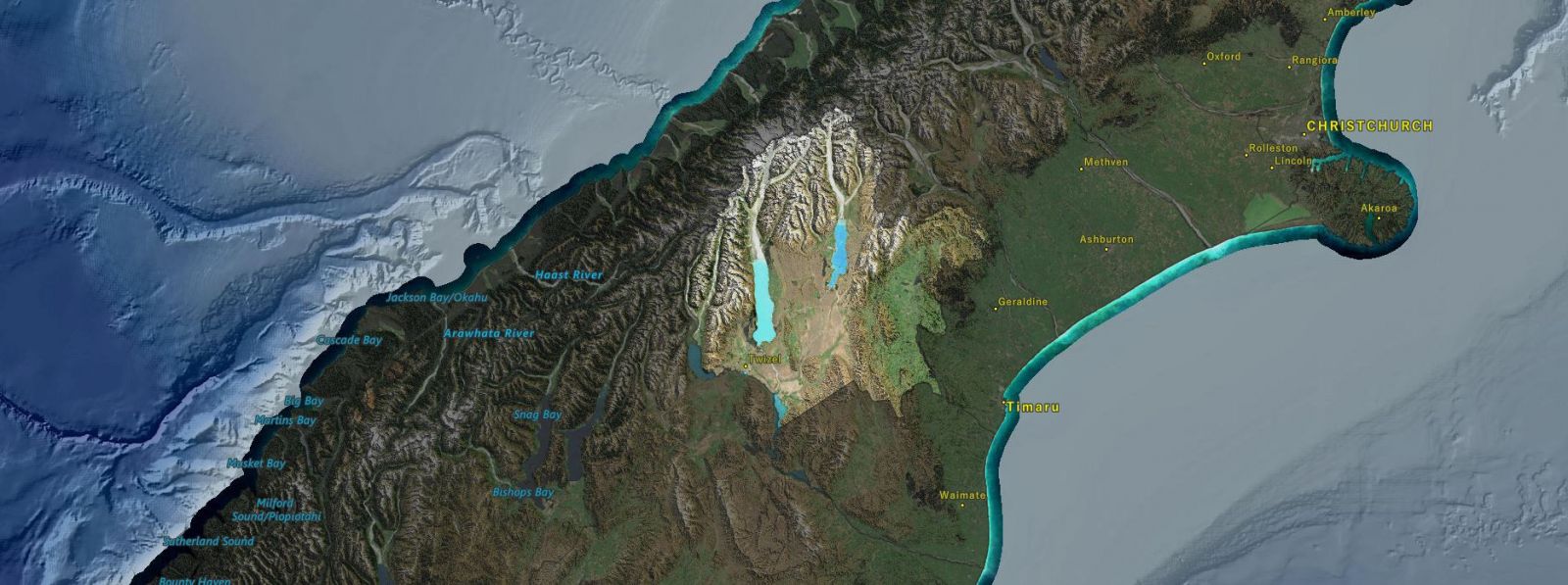 Map of Mackenzie District banner image