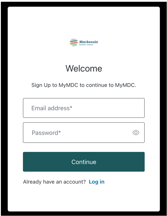 MyMDC - 1 Login