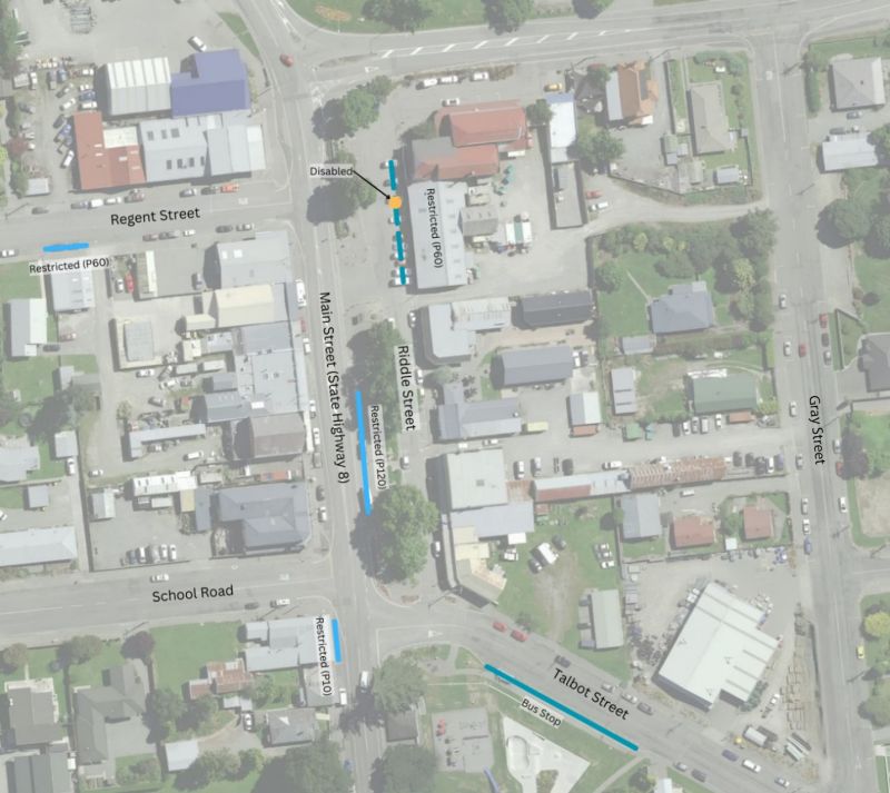 Fairlie parking CBD