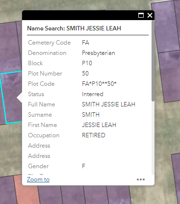 Cemetery Viewer